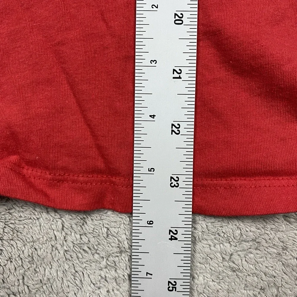 Levis Logo‎ Spellout Mens Size Medium Shirt Red White Blue Color Block